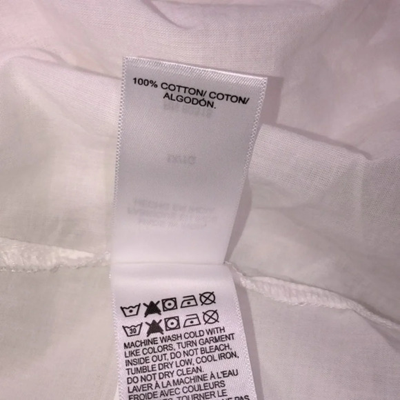 Lucky Brand white cotton top size 1X - Picture 8 of 8